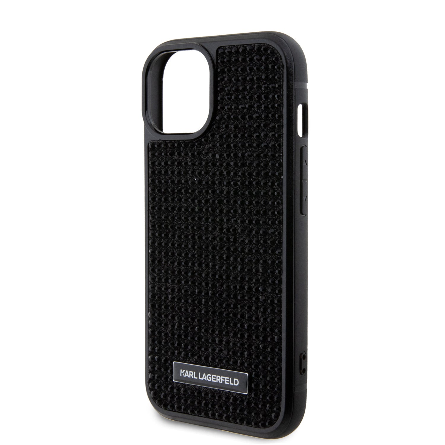 Karl Lagerfeld Rhinestone Metal Logo Case
