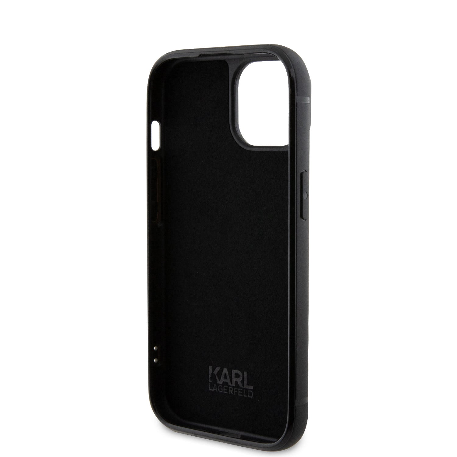 Karl Lagerfeld Rhinestone Metal Logo Case