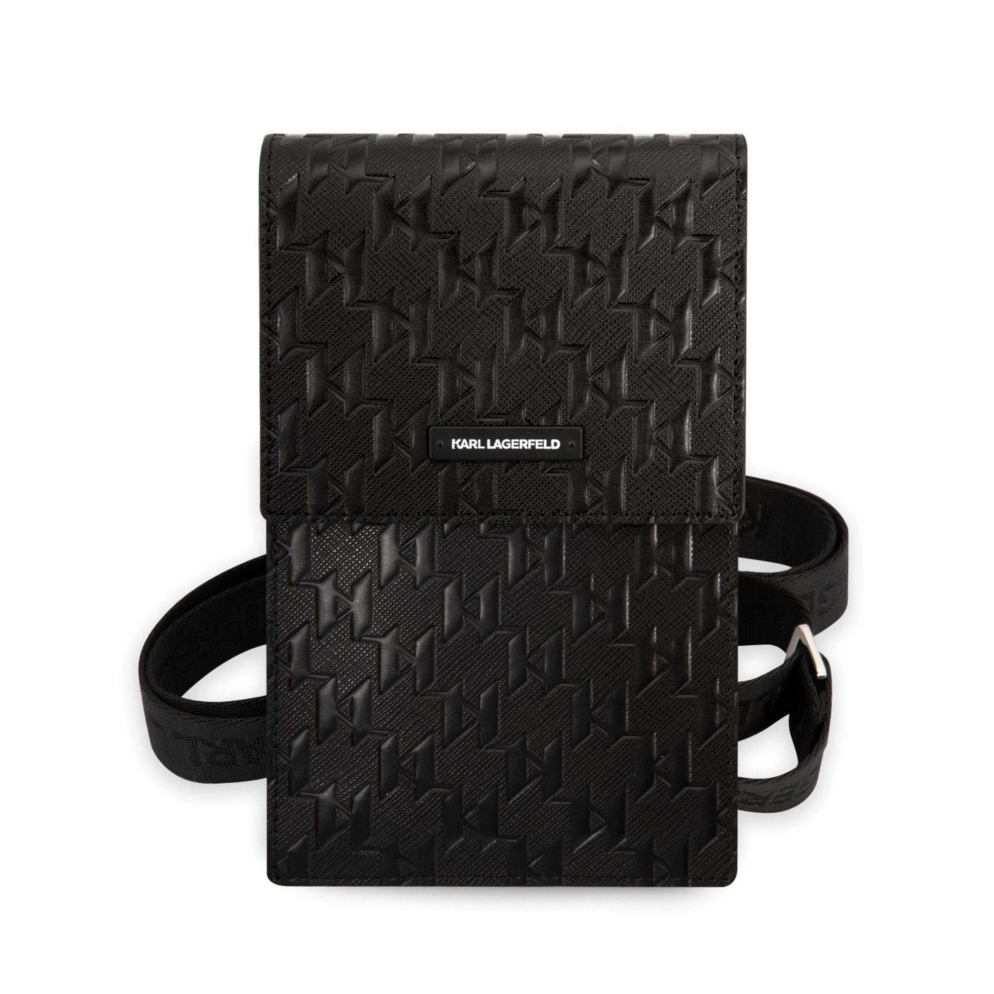 Karl Lagerfeld Monogram Plate Umhängetasche Handytasche