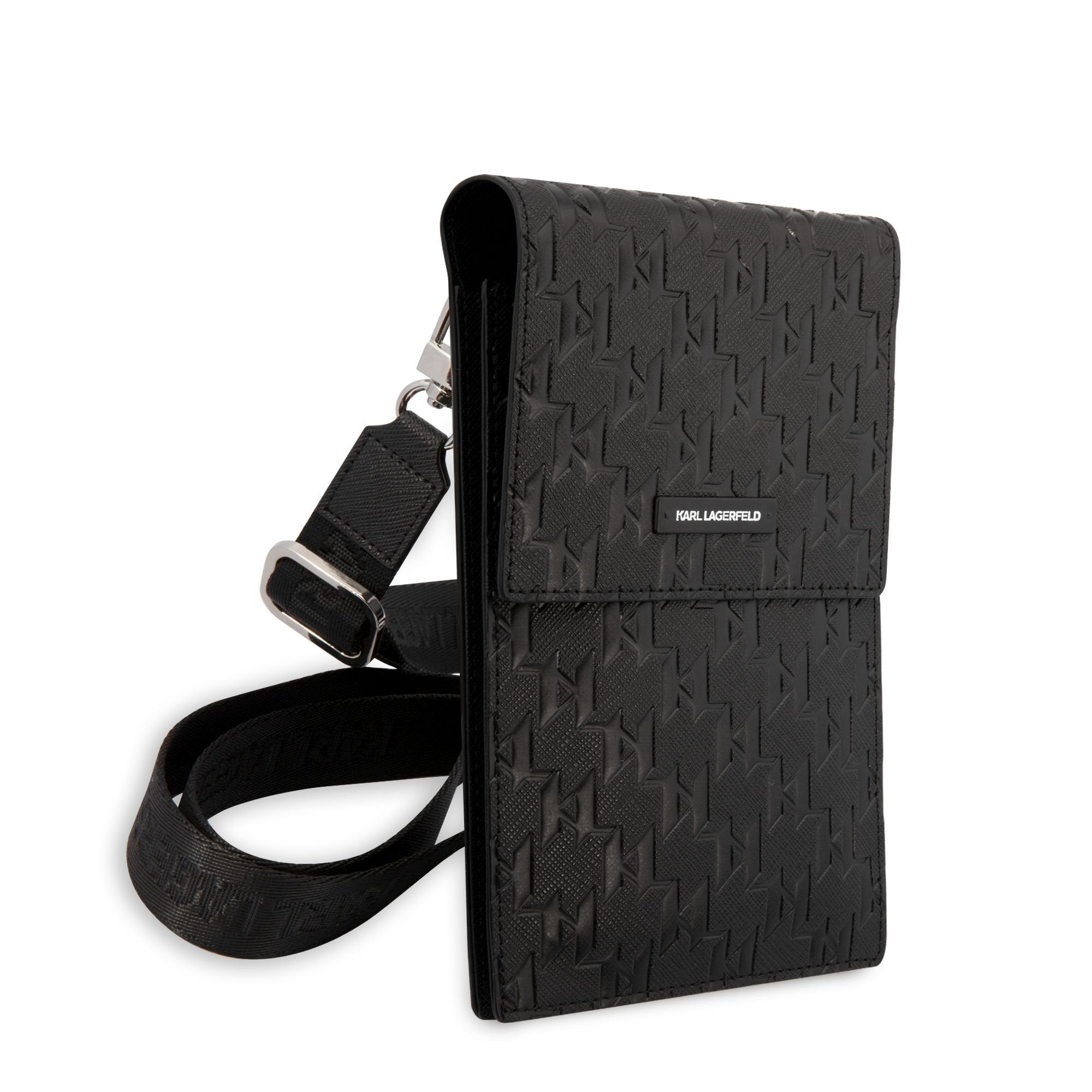 Karl Lagerfeld Monogram Plate Umhängetasche Handytasche