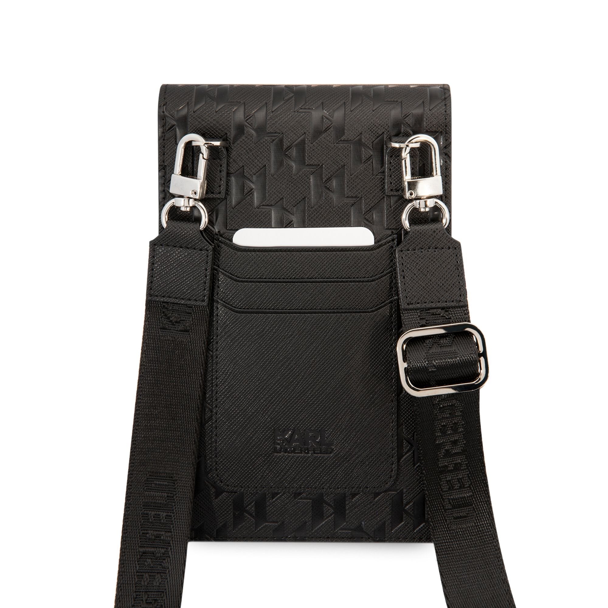 Karl Lagerfeld Monogram Plate Umhängetasche Handytasche