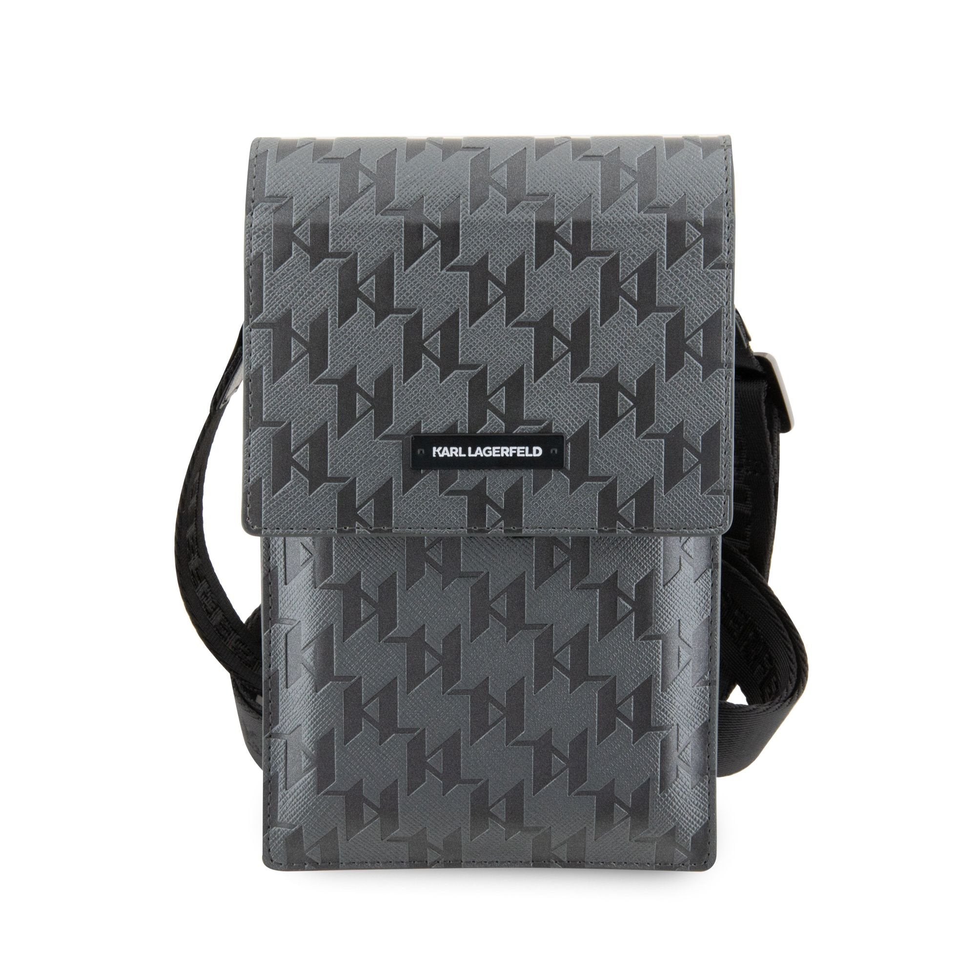 Karl Lagerfeld Monogram Plate Umhängetasche Handytasche