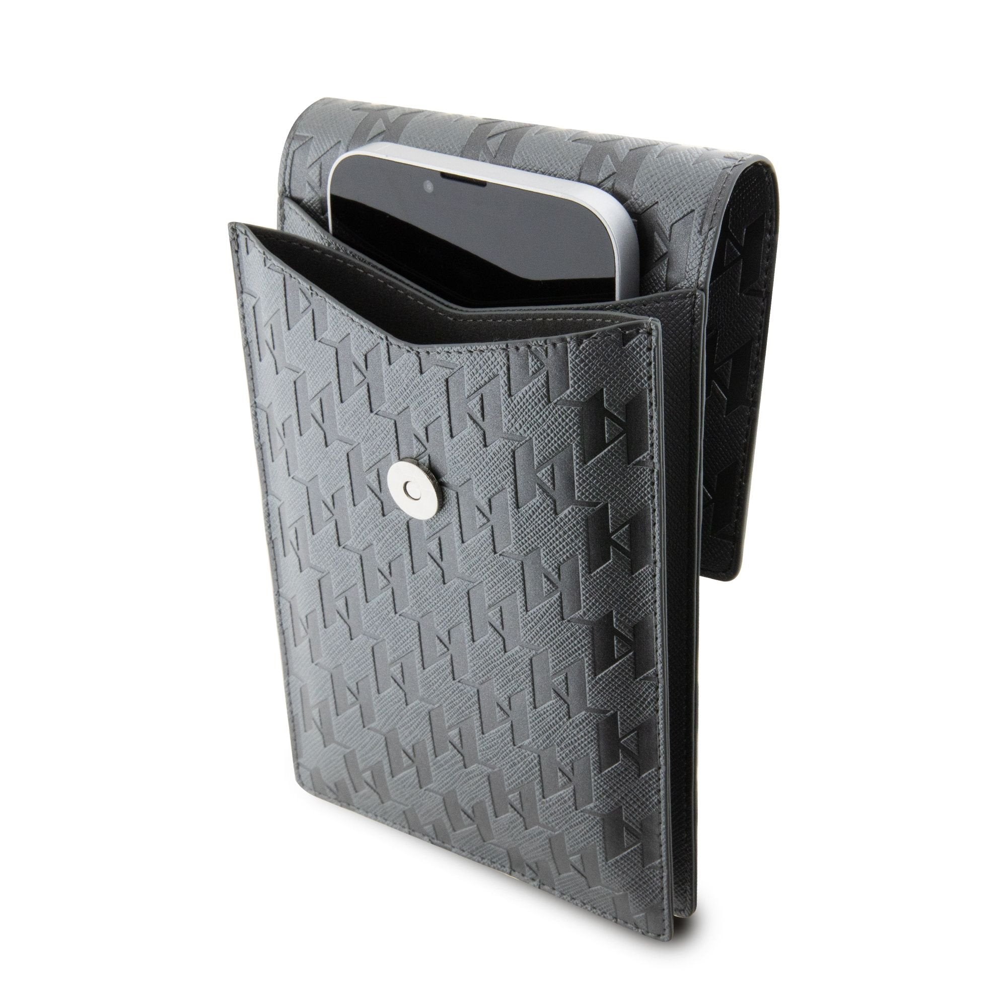 Karl Lagerfeld Monogram Plate Umhängetasche Handytasche