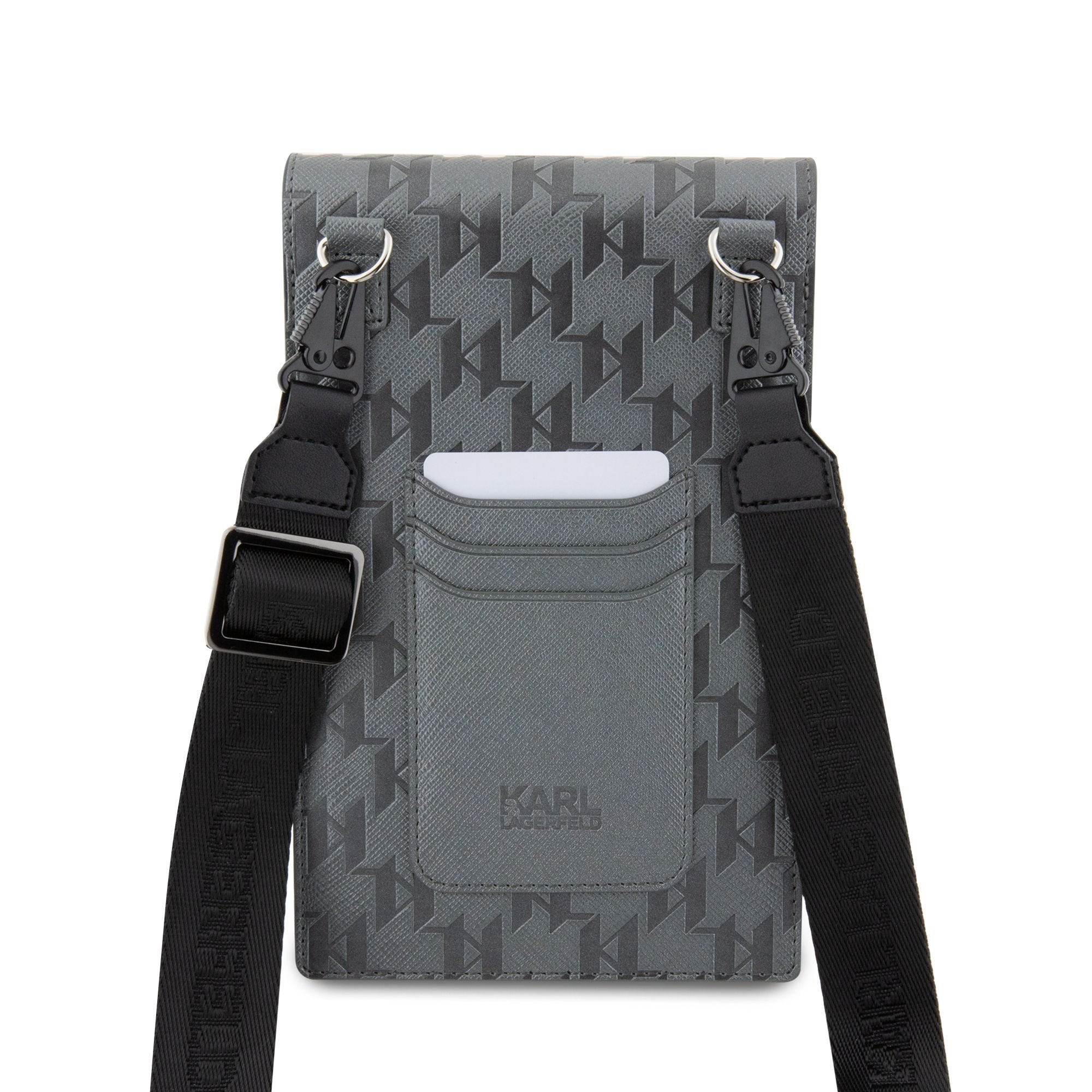 Karl Lagerfeld Monogram Plate Umhängetasche Handytasche