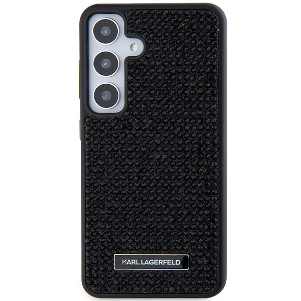 Karl Lagerfeld Rhinestone Metal Logo Case