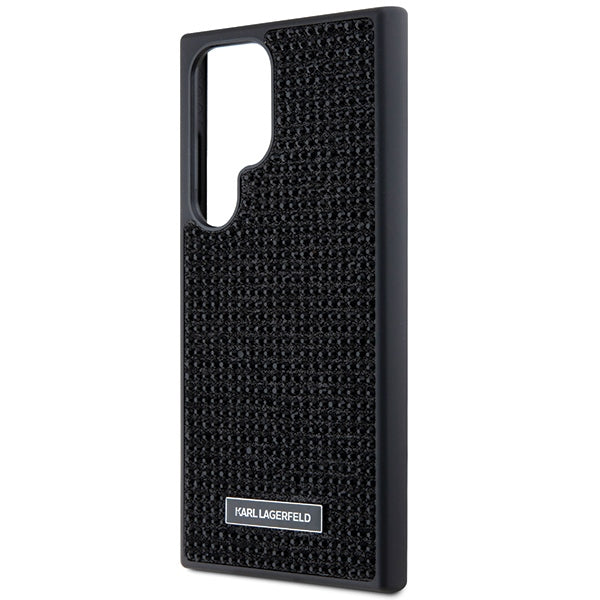 Karl Lagerfeld Rhinestone Metal Logo Case