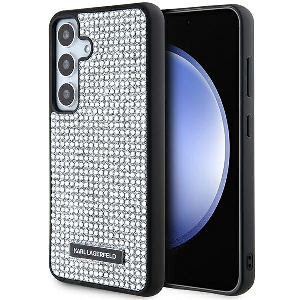 Karl Lagerfeld Rhinestone Metal Logo Case