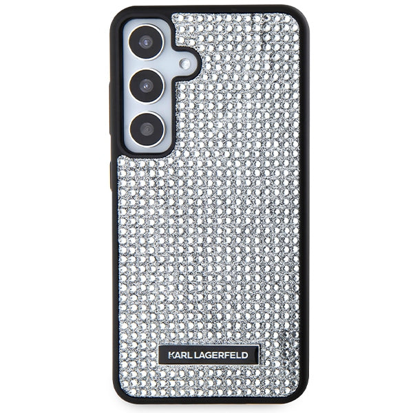 Karl Lagerfeld Rhinestone Metal Logo Case