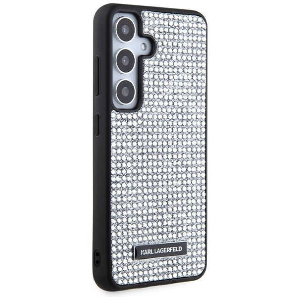 Karl Lagerfeld Rhinestone Metal Logo Case