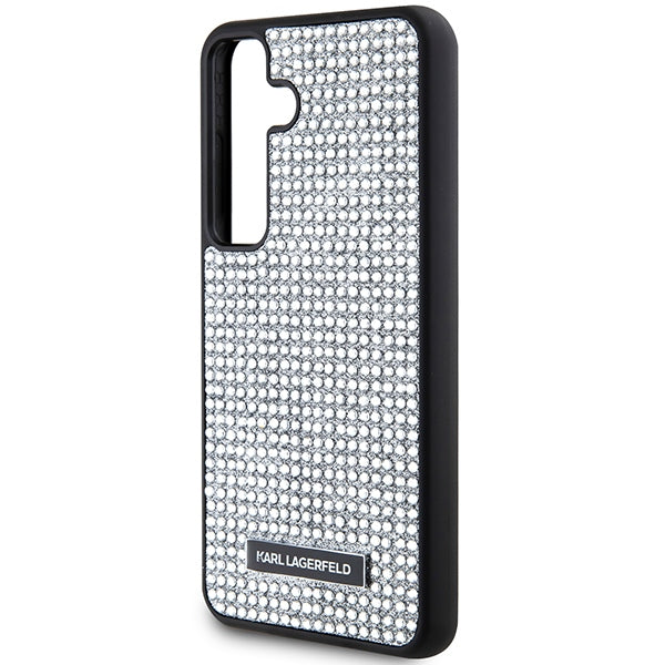 Karl Lagerfeld Rhinestone Metal Logo Case