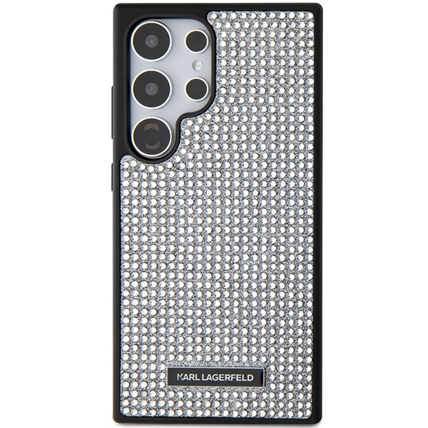 Karl Lagerfeld Rhinestone Metal Logo Case