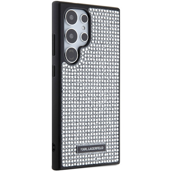 Karl Lagerfeld Rhinestone Metal Logo Case