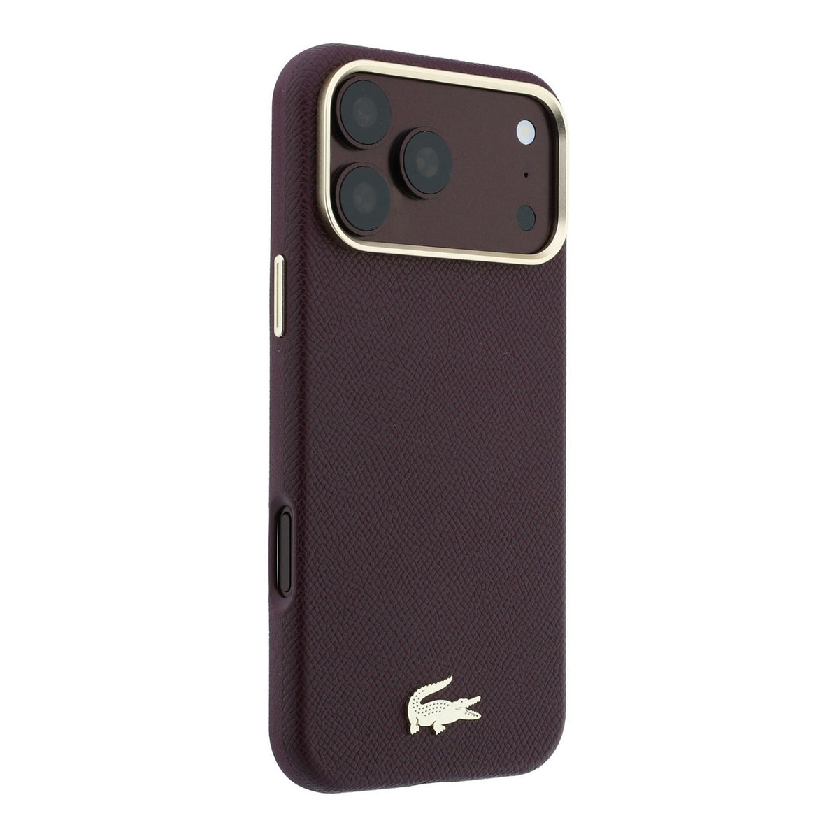 Lacoste Champs Elysees Gold Logo MagSafe iPhone Hülle