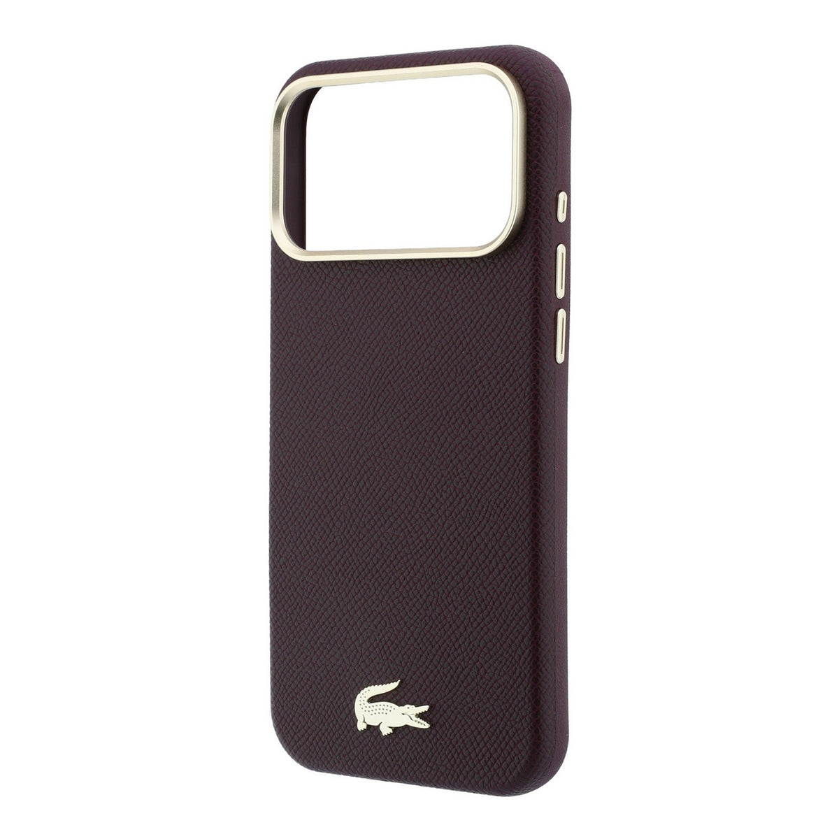 Lacoste Champs Elysees Gold Logo MagSafe iPhone Hülle