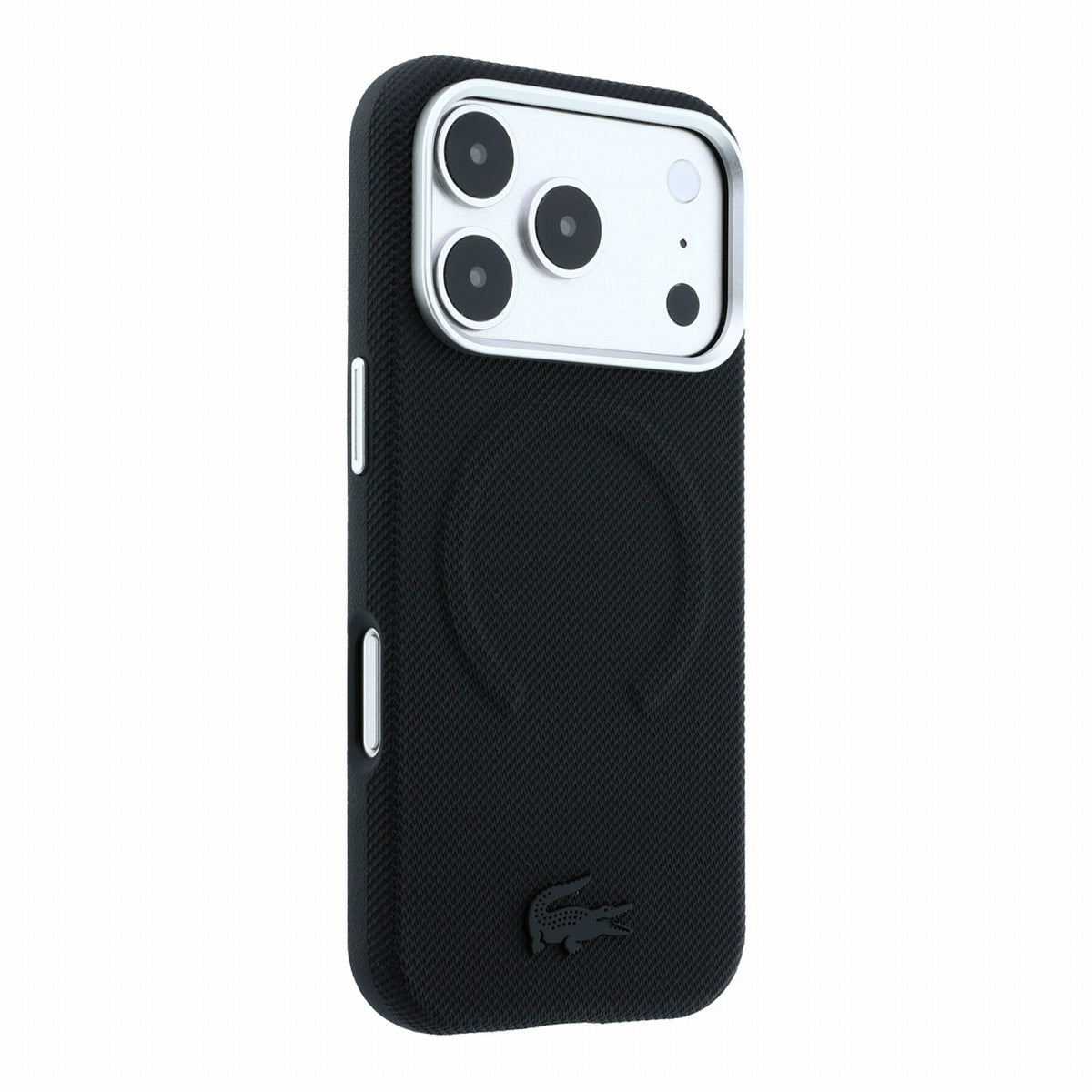 Lacoste Petit Pique Semi Wrap Embossed MagSafe iPhone Hülle