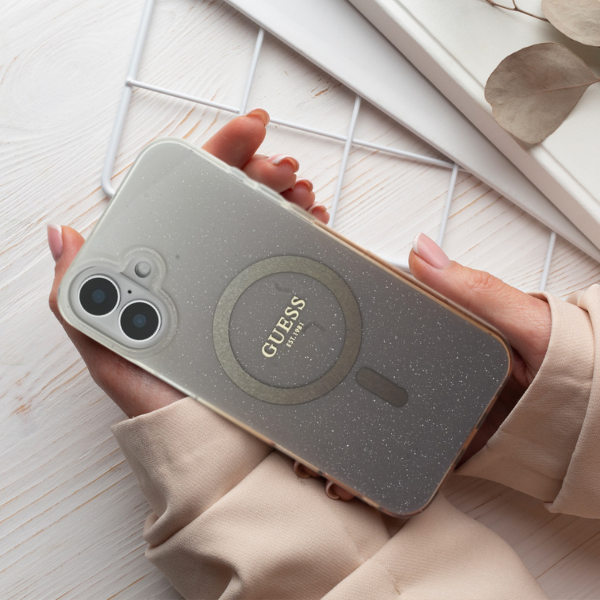 Guess Glitter Gradient MagSafe Case