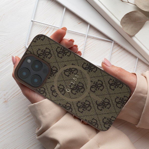 Guess 4G Metal Gold Case MagSafe