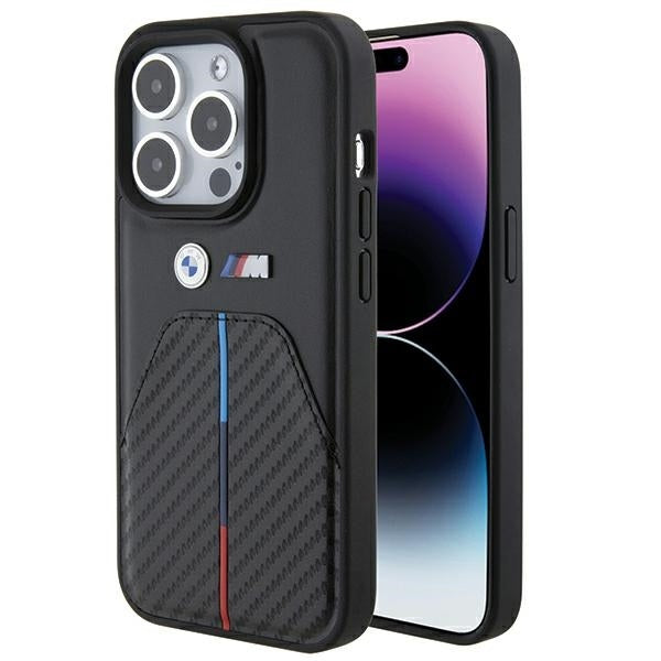 BMW Carbon Tricolor Stripe Case