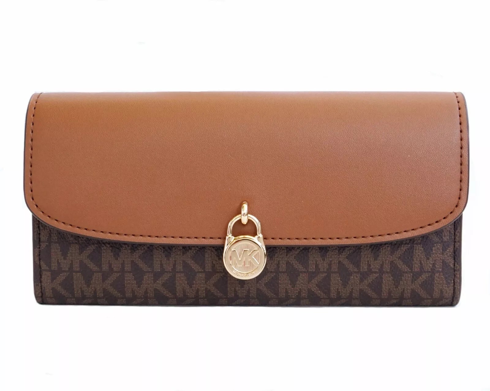 Michael Kors Hamilton Large Geldbeutel Braun