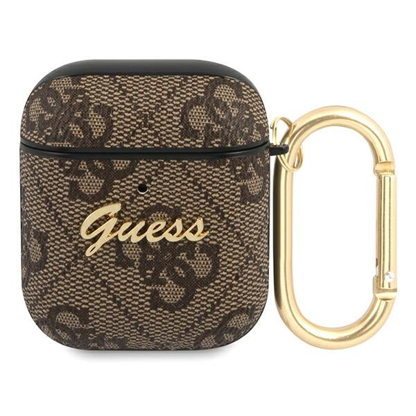 Guess AirPods 1 & 2 - Script Metal Case