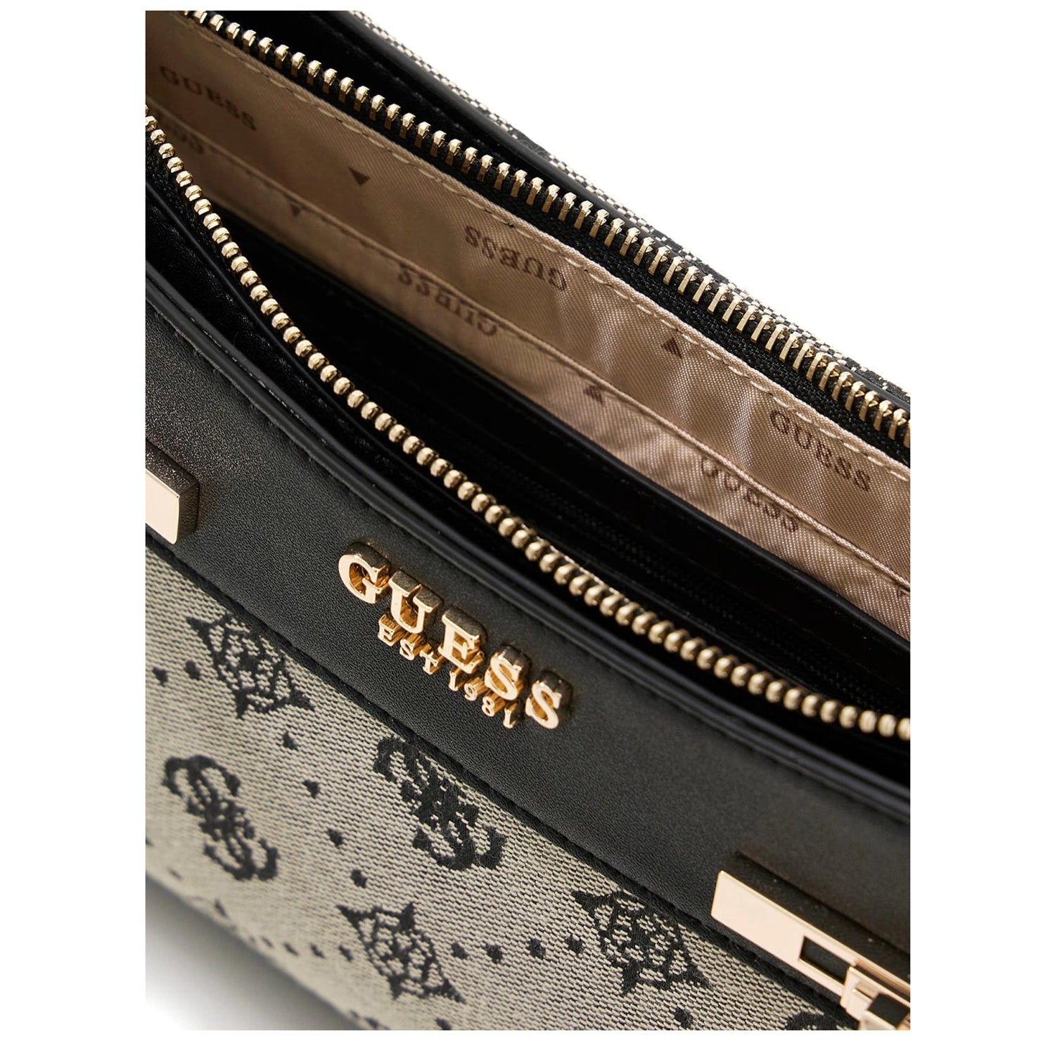 Guess Melinde Schultertasche Schwarz