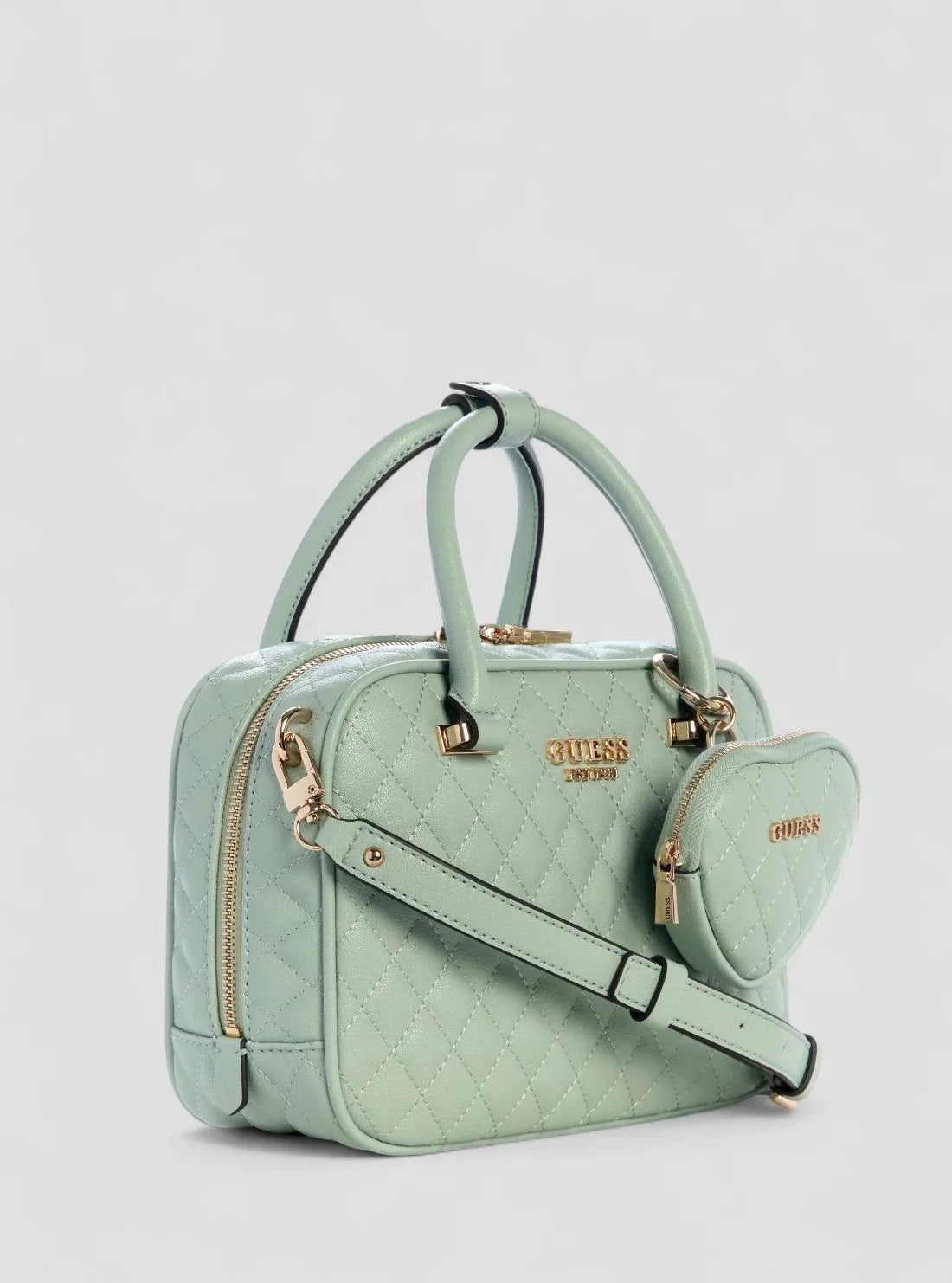 Guess Atabey Box Satchel Handtasche Yellow