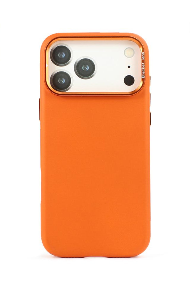 iPhone Hülle Orange mit Kamerastand