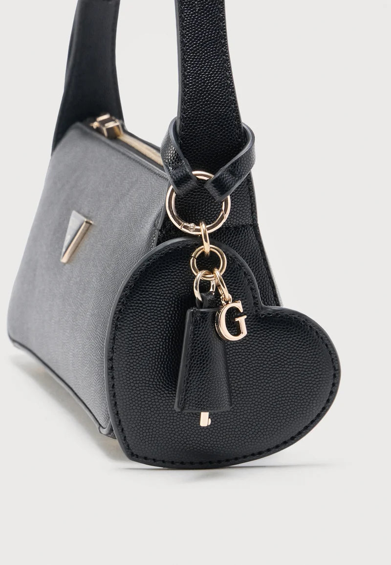 Guess Isobel Mini Schultertasche Schwarz