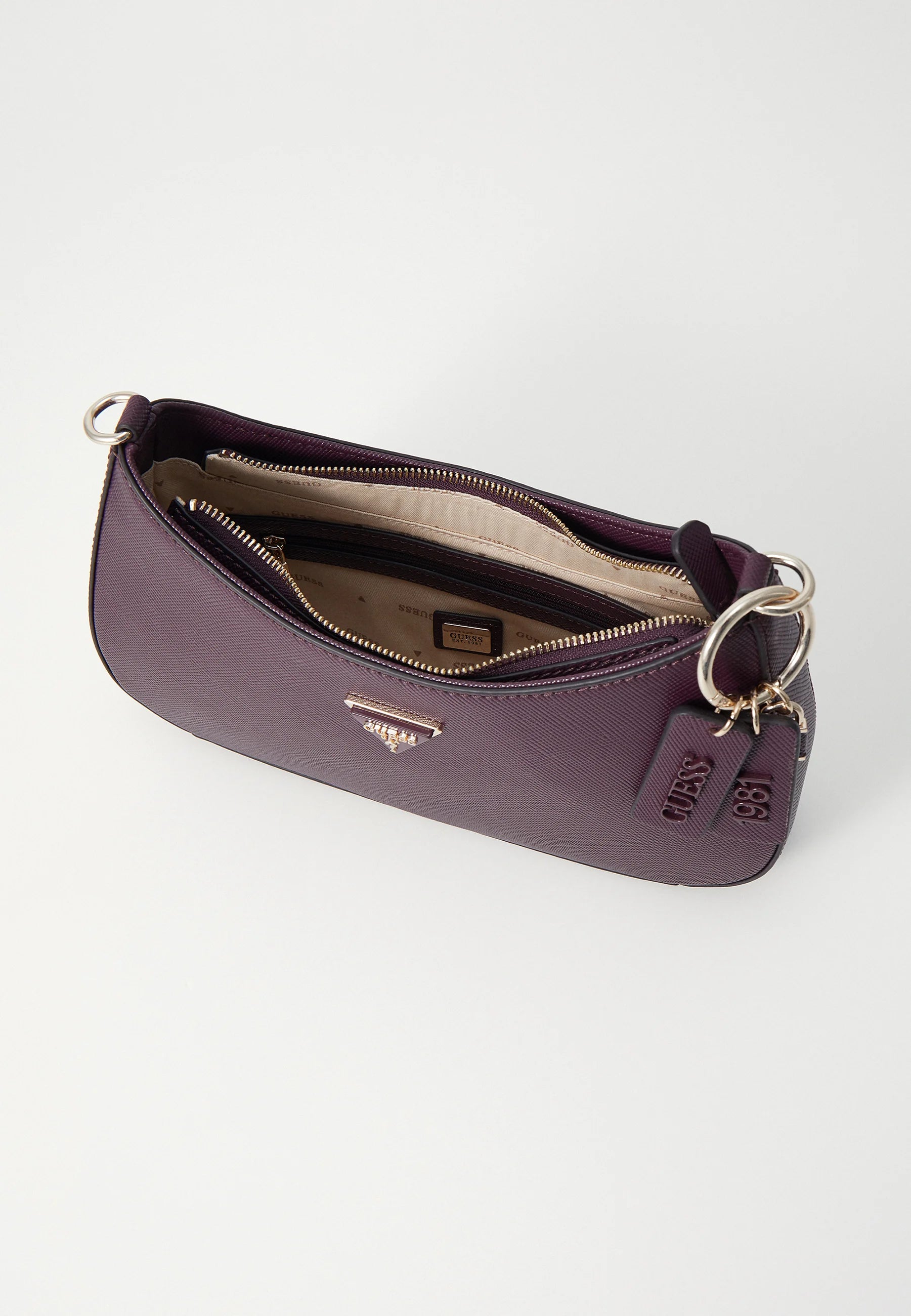 Guess Noelle Saffiano Schultertasche