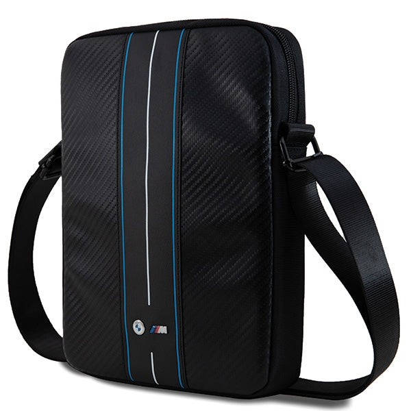 BMW Carbon Red Stripes Umhängetasche Handytasche 8 Zoll