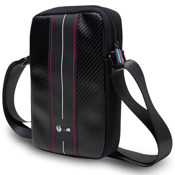 BMW Carbon Blue Stripes Umhängetasche Handytasche 8 Zoll