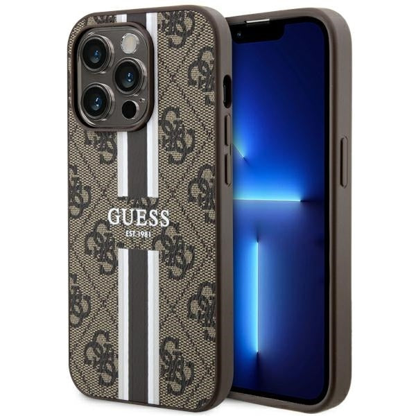 Guess Printed Stripes Case MagSafe