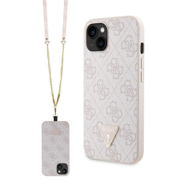 Guess 4G Triangle Strass Case inkl. Kette