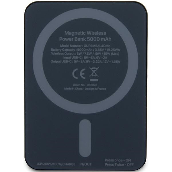 Guess MagSafe Powerbank 5000mAh 15W - Strassed Metal Logo