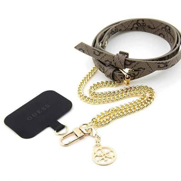 Guess Handykette Abnehmbarer Crossbody Braun