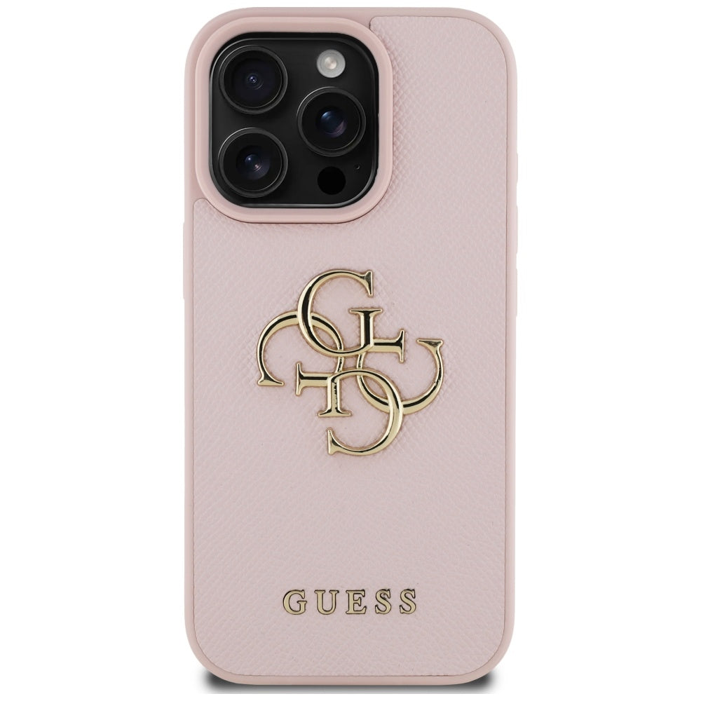 Guess 4G Big Metal Logo Grained Case