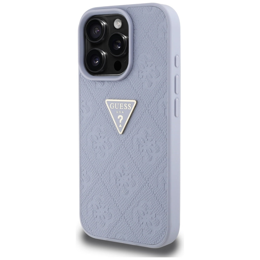 Guess 4G Pattern Triangle iPhone Hülle Flieder