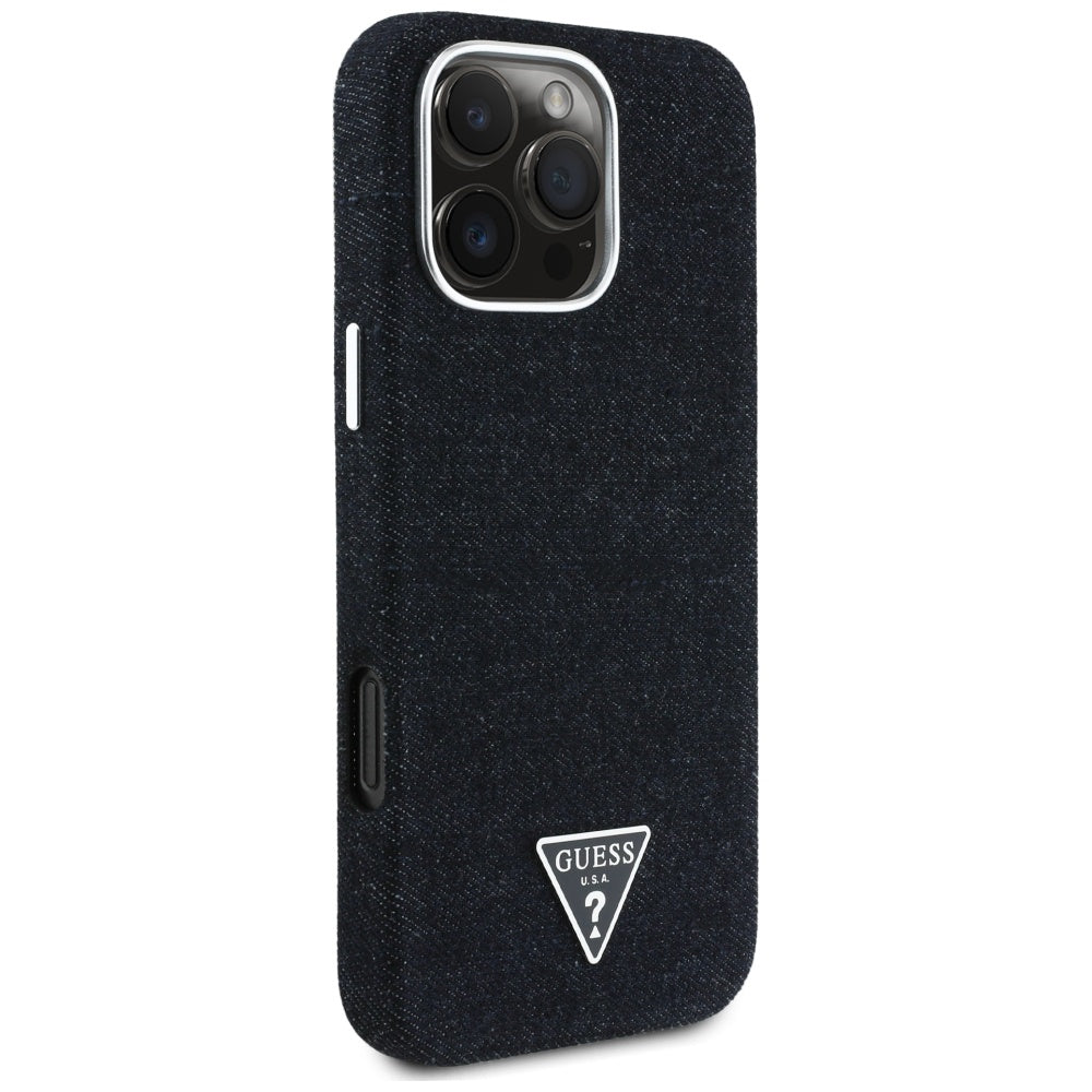 Guess Denim Triangle MagSafe Case