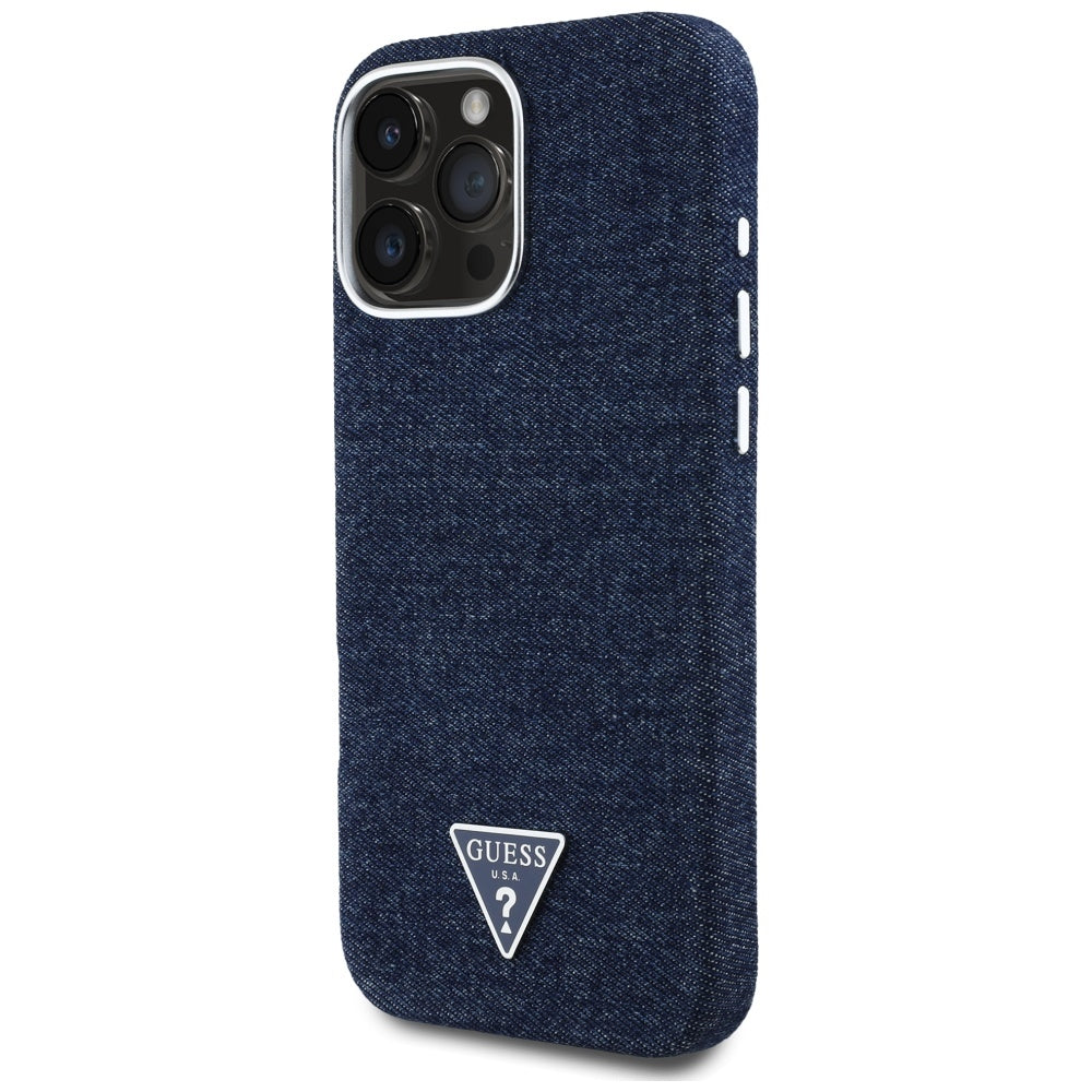 Guess Denim Triangle MagSafe Case