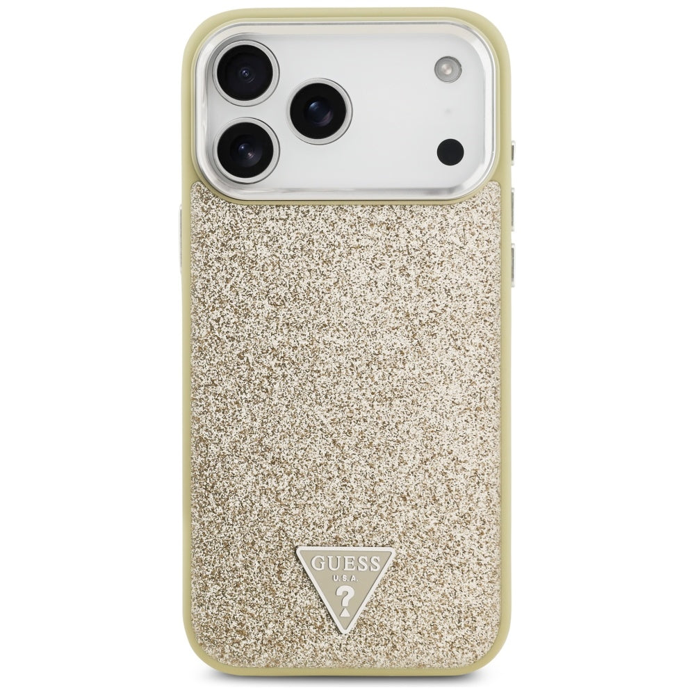 Guess Glitter Triange MagSafe iPhone Hülle