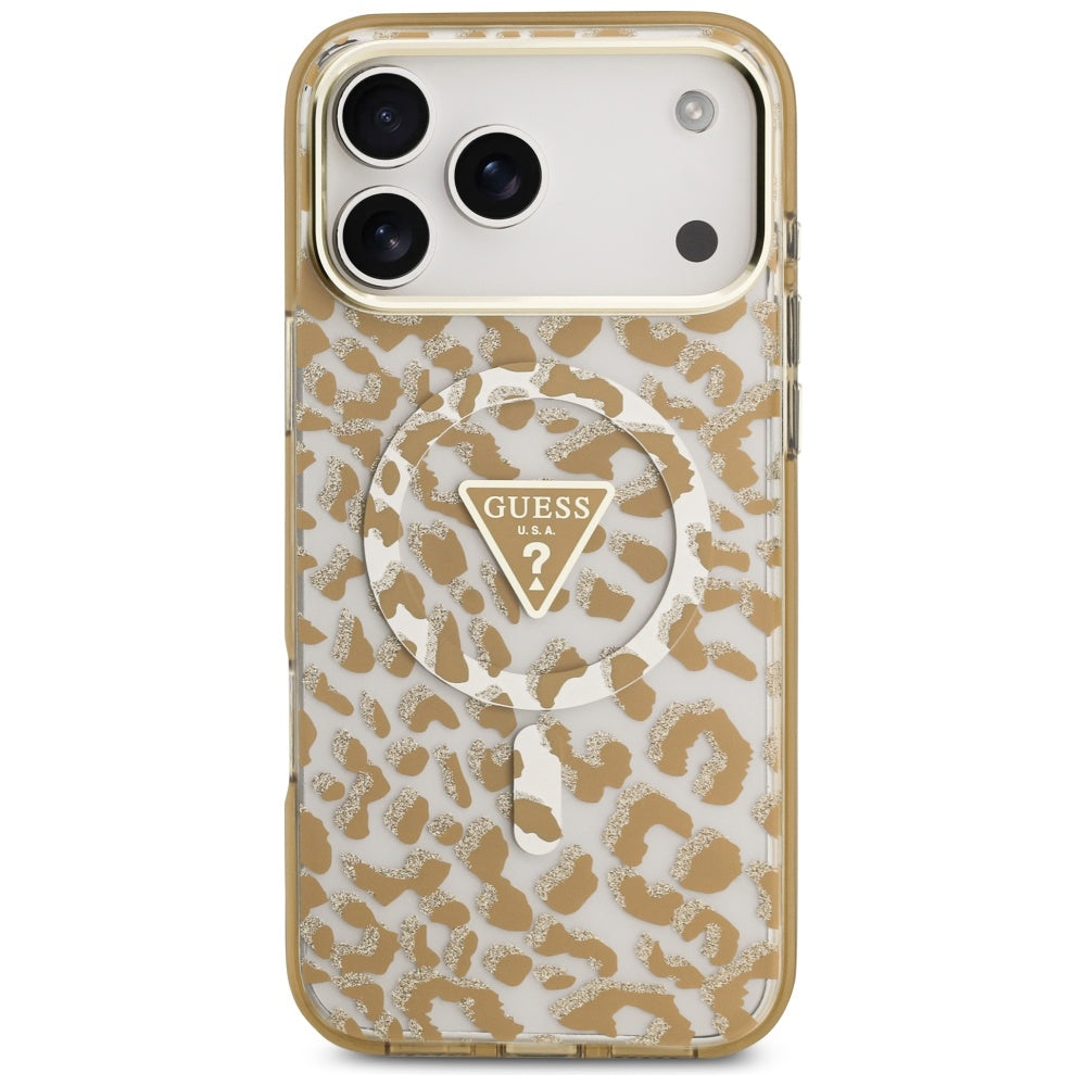 Guess Leopard Glitter iPhone Hülle