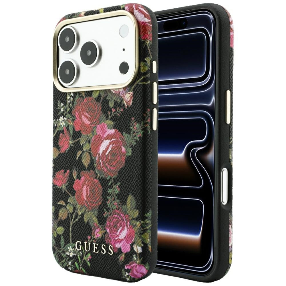 Guess Blossom Roses MagSafe iPhone Hülle