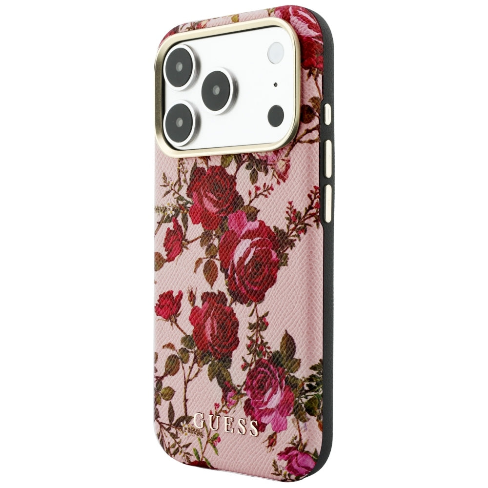 Guess Blossom Roses MagSafe iPhone Hülle