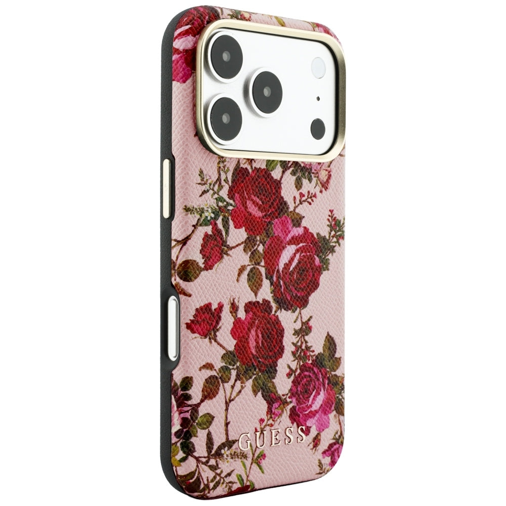 Guess Blossom Roses MagSafe iPhone Hülle