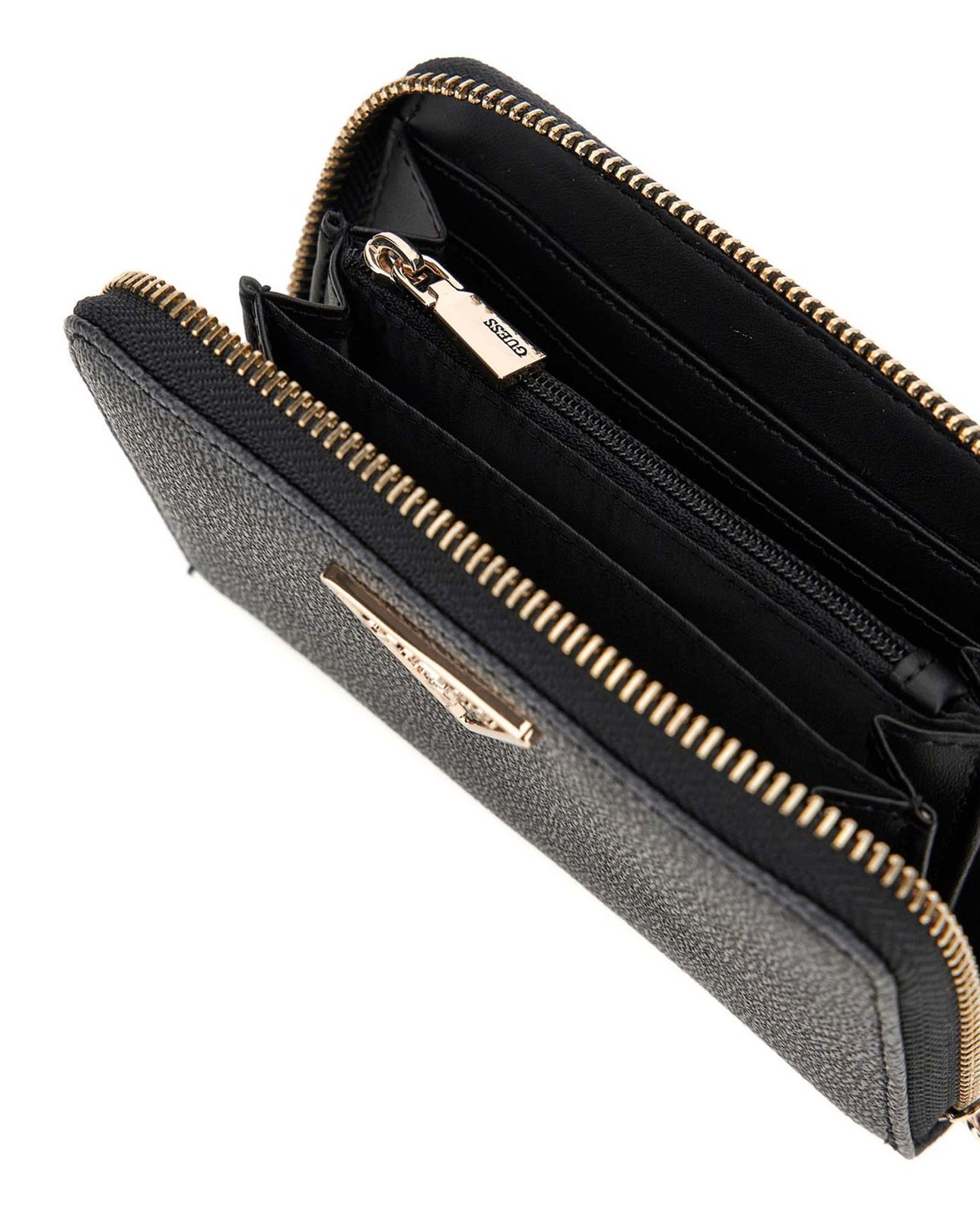 Guess Laurel II SLG Medium Geldbeutel grau (gr.Muster)