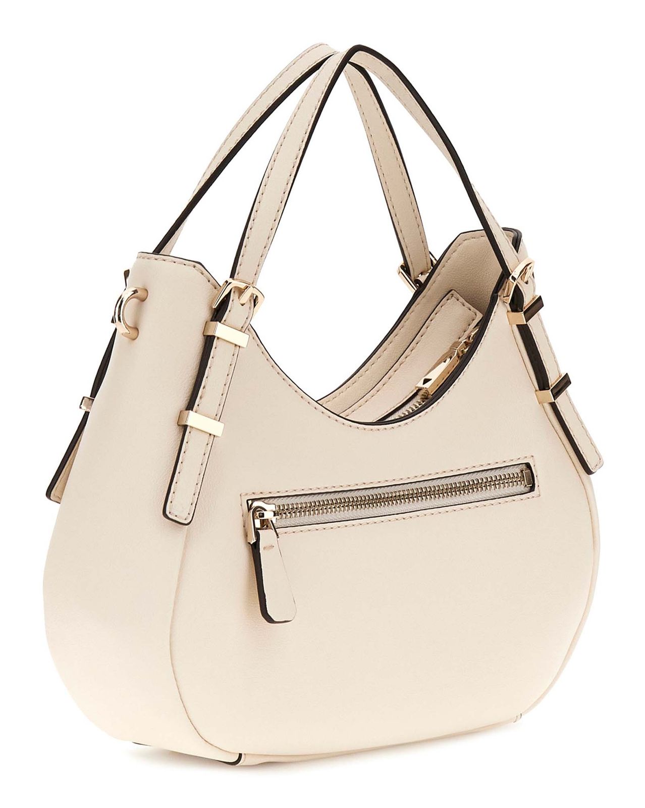 Guess Lefia Small Umhängetasche Cream White