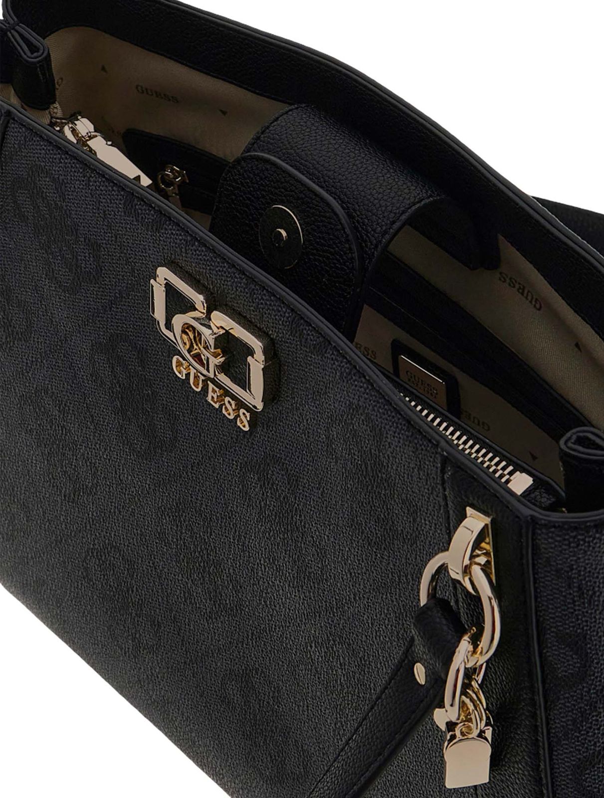 Guess Karnilla Girlfriend Carryall Schultertasche Grau
