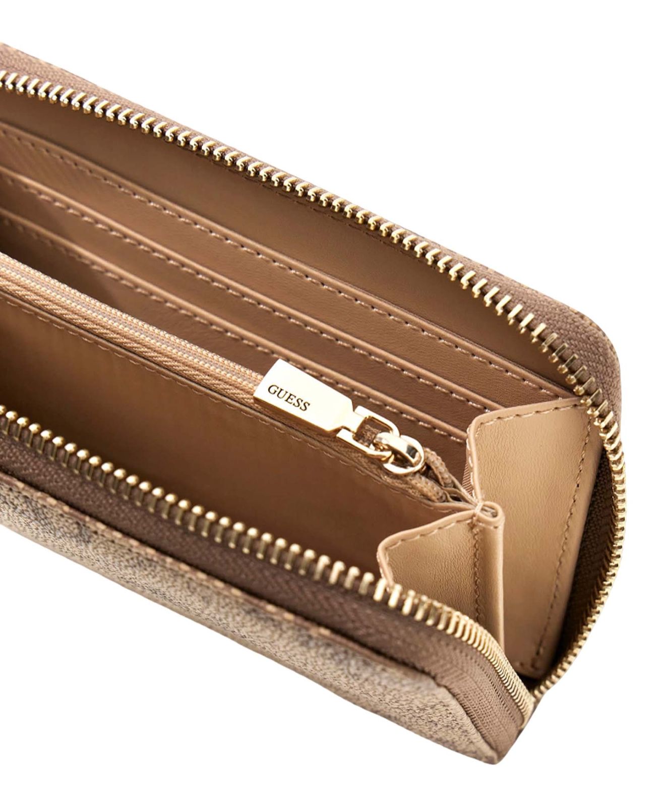 Guess Laurel II SLG Medium Geldbeutel braun (gr.Muster)
