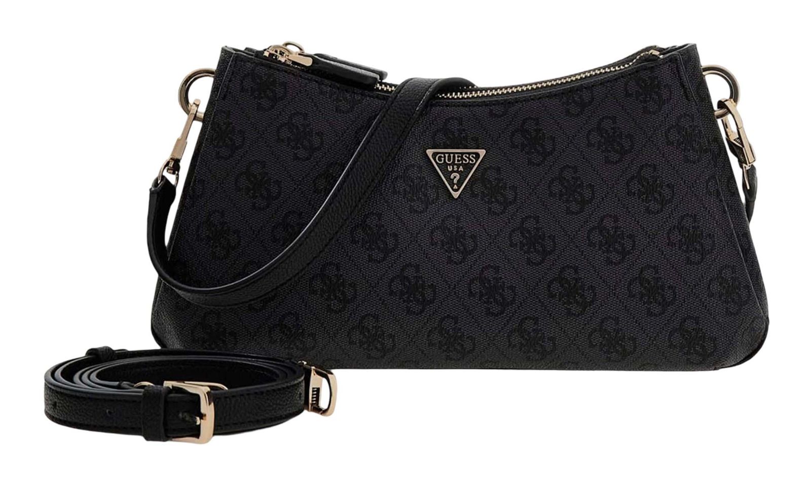 Guess Noelle II 3 Comp Schultertasche Grau
