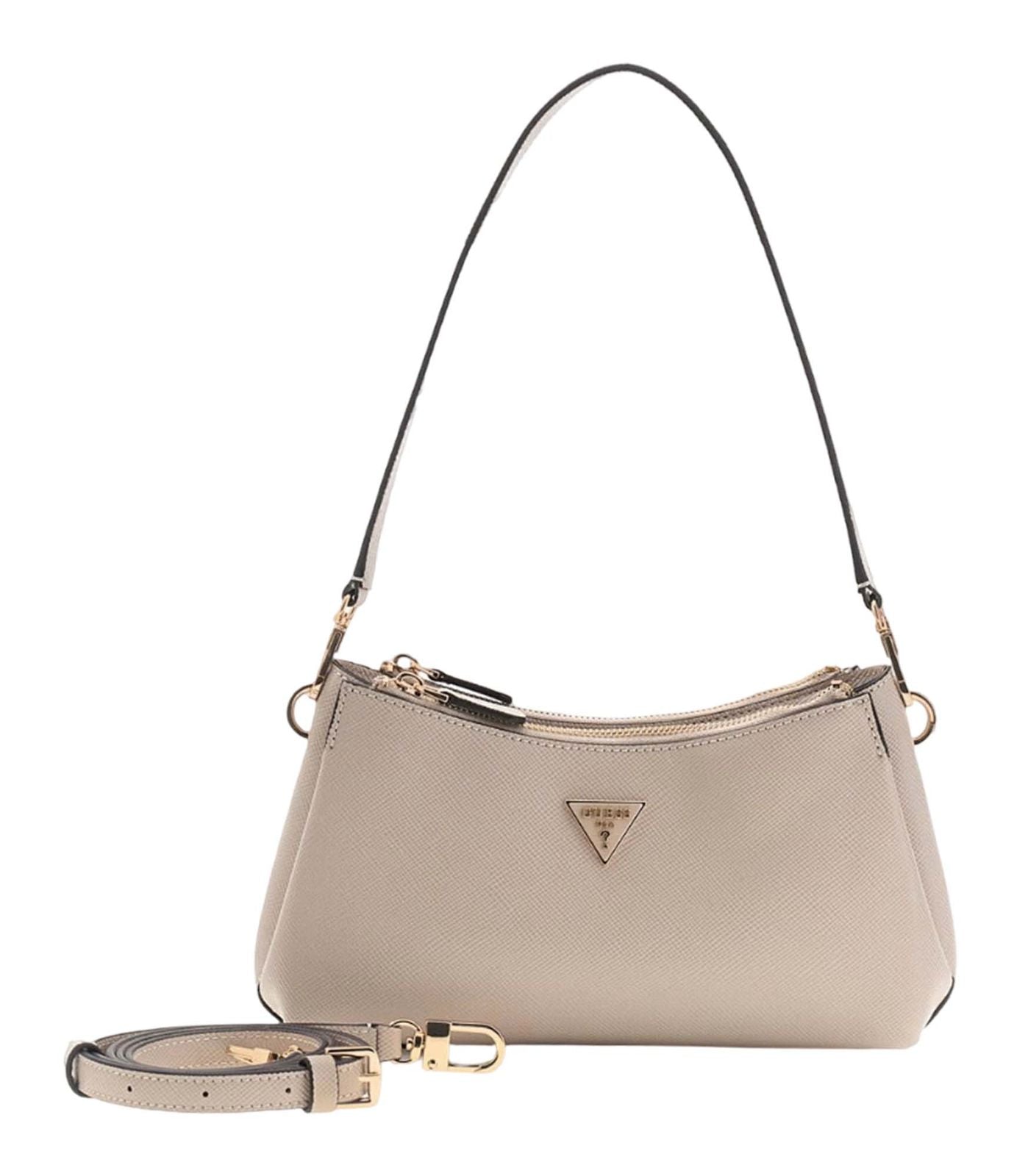 Guess Noelle II 3 Comp Schultertasche Taupe